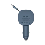 Momax 1-Move⁺ 2-Port 60W Car Charger With Built-In Type C Cable